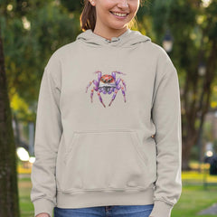 Purple Spider Pattern Design