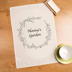 Flower Wreath Personalised Pattern Design