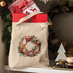 Christmas Wreath Pattern Design