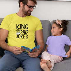 King of Dad Jokes Text Design