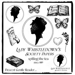 Bridgerton Lady Whistledown Spill the Tea Design