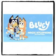 BLUEY Magic Xylophone Family Blue Kids TV Design