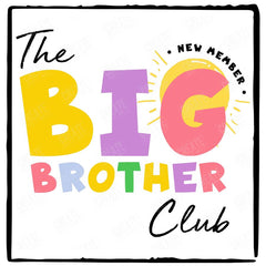 The Big Brother Club Pattern Design