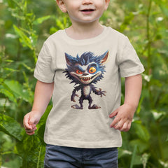 Blue Child Werefolf Monster Kids Halloween Character Design