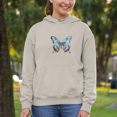 Beautiful Watercolour Blue Butterfly Pattern Design