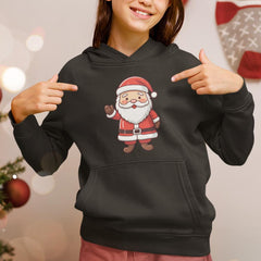 Cute Santa Waving Kids Christmas Character Design