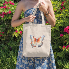 Beautiful Watercolour Orange Butterfly Pattern Design