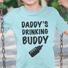 Daddy's Drinking Buddy Funny Baby Pattern Design