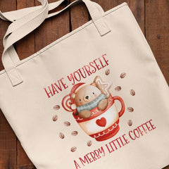Christmas A Merry Little Coffee Pattern Design