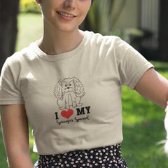 Cute Dog I Love My Springer Spaniel Animal