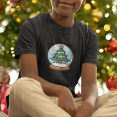 Cute Snow Globe Christmas Tree Kids Christmas Design