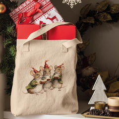 Christmas Three Singing Mices Pattern Design