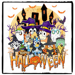 BLUEY Happy Halloween All Characters Design