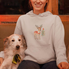 Christmas Tree Deer Aesthetic Pattern Design