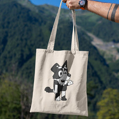 BLUEY Mackenzie Standing Waving Blue Kids TV Design