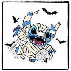 Halloween Stitch Chuckie Kids Cartoon Design
