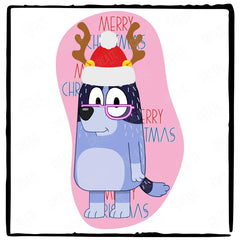 BLUEY Merry Christmas Chris Nana Xmas Design