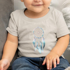 Cute Blue Dreamcatcher Pattern Design