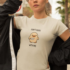 Don't Duck With Me Angry Cute Duck