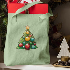 Cute Christmas Tree with Ornaments Kids Christmas Design