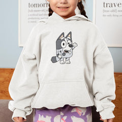 BLUEY Muffin Waving Right Blue Kids TV Design