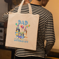 BLUEY Family Dad Of The Bday Boy Blue Kids TV Design