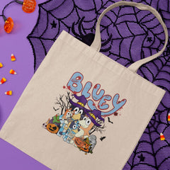 BLUEY Halloween Sign Characters Design