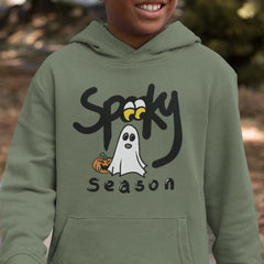 Spooky Season Ghost and Pumpkin Halloween Design