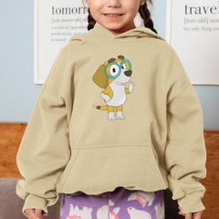 BLUEY Honey Waving Happy Blue Kids TV Design