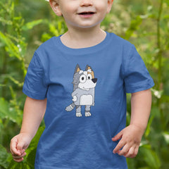 BLUEY Grandpa Bob Happy Blue Kids TV Design