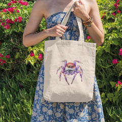 Purple Spider Pattern Design