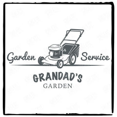 Garden Service Grandad's Pattern Design