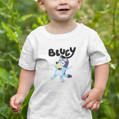 BLUEY Jumping Happy Blue Kids TV Design