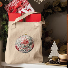 Christmas Ornament Floral Aesthetic Pattern Design