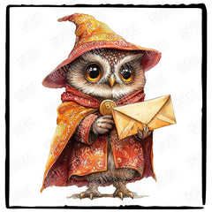 Harry Potter Themed Owl Letter Pattern Design