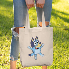 BLUEY Happy With Hands Up Blue Kids TV Design