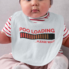 Poo Loading...Please Wait Baby Funny Pattern Design