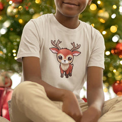 Cute Little Reindeer Kids Christmas Character Design