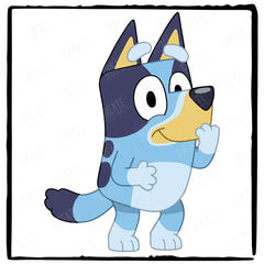 BLUEY Laughing Blue Kids TV Design