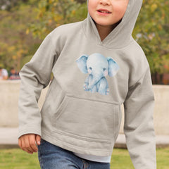 Blue Cute Elephant Pattern Design