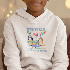 BLUEY Family Brother Of The Bday Girl Blue Kids TV Design