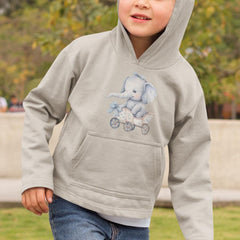 Blue Cute Carriage Pattern Design