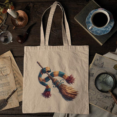 Harry Potter Gryffindor Scarf & Broom Pattern Design