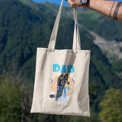 BLUEY Bandit Dad Waving Blue Kids TV Design