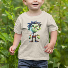 Green Frankenstien's Monster Kids Halloween Character Design