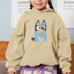 BLUEY Heart Blue Kids TV Design