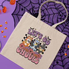 BLUEY Halloween Let's Go Ghouls Design