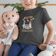 BLUEY Family Sister Of The Bday Boy Blue Kids TV Design