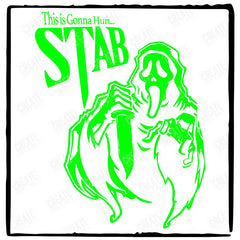 This is Gonna Hurt Ghostface Horror Halloween Scream Design