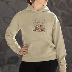 Bunch of Wild Flowers Plants Yellow Purple Design 3